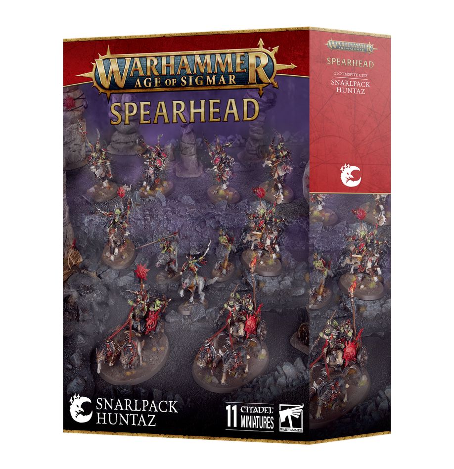 (image for) Spearhead Gloomspite Gitz Snarlpack Huntaz